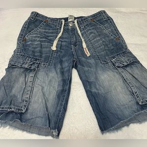 True Religion Mens Jean shorts